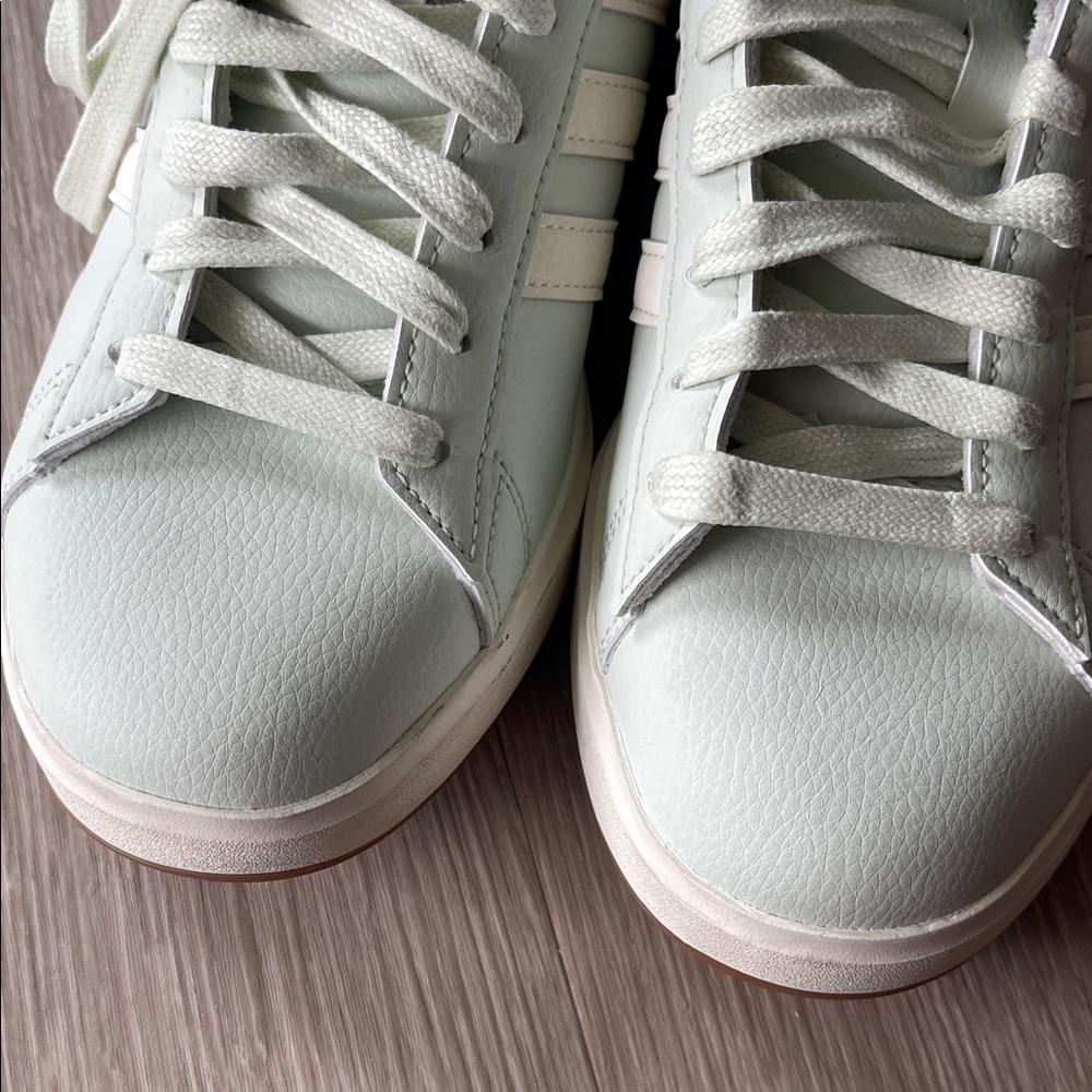 Adidas Women's Light Green Sneakers - Picture 2 of 5